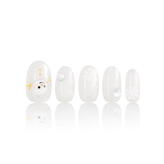 CHRISTMAS LIMITED THERMAL GEL CHEEKS SNOWMAN RNS245