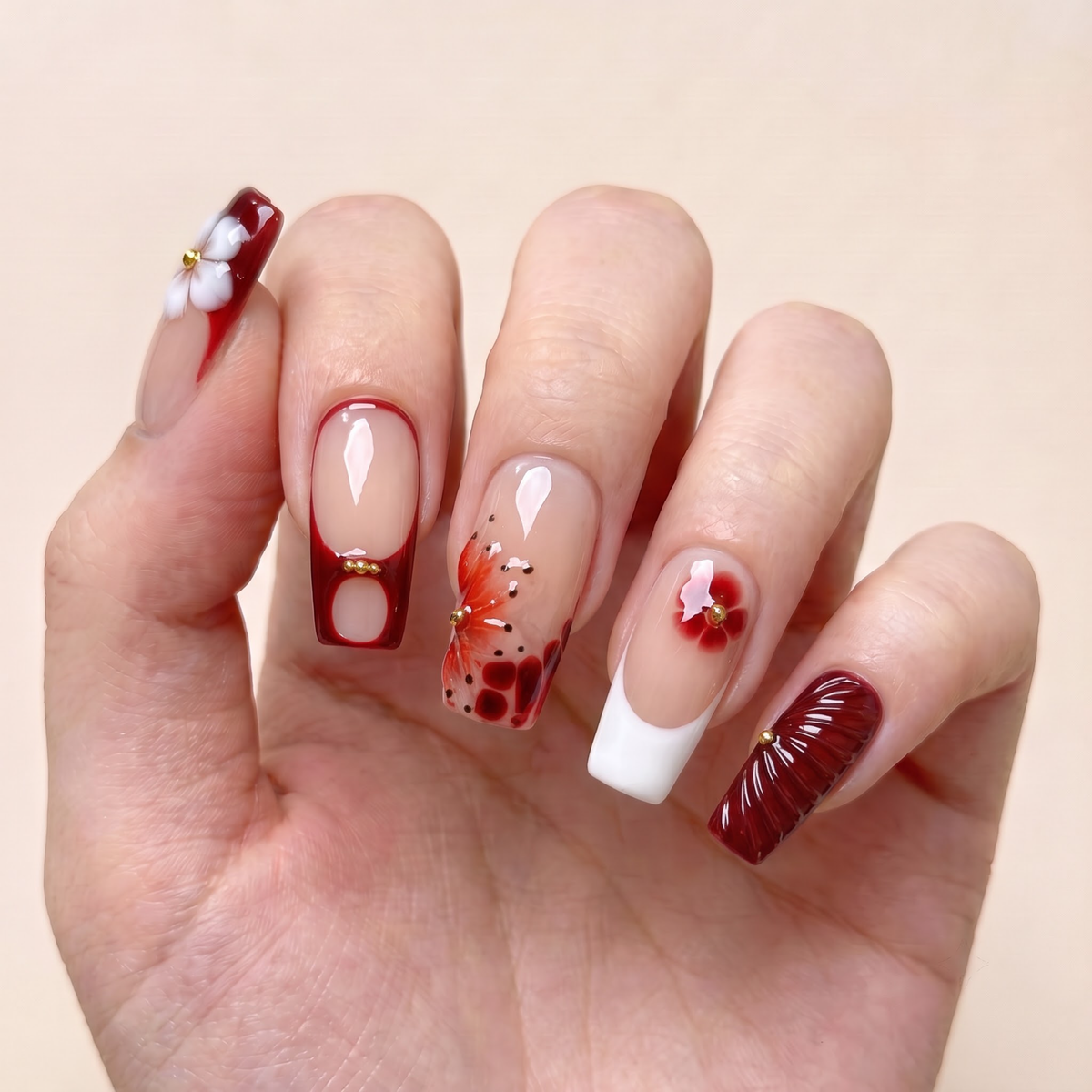 Bordeaux Fleur 10536