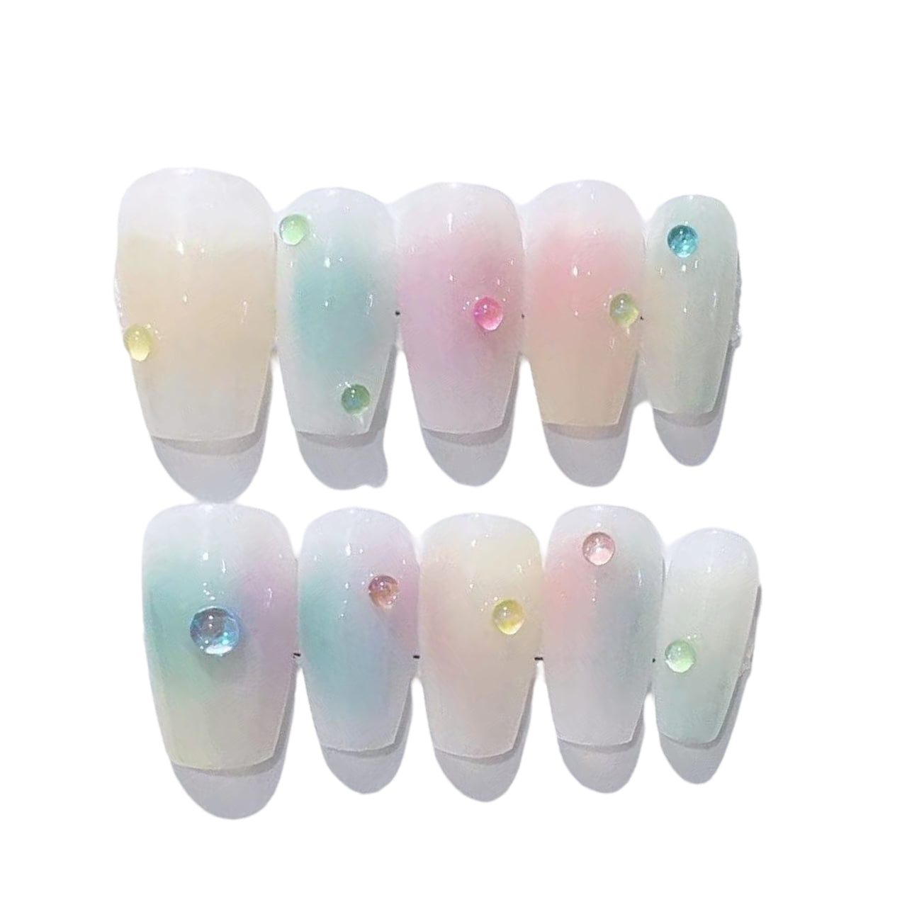 Iridescent Mist Nails