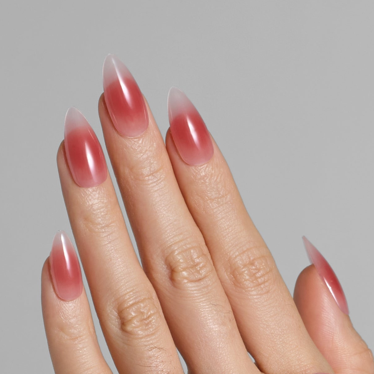 PINK CHEEK STYLE PRESS ON NAILS HANDMADE