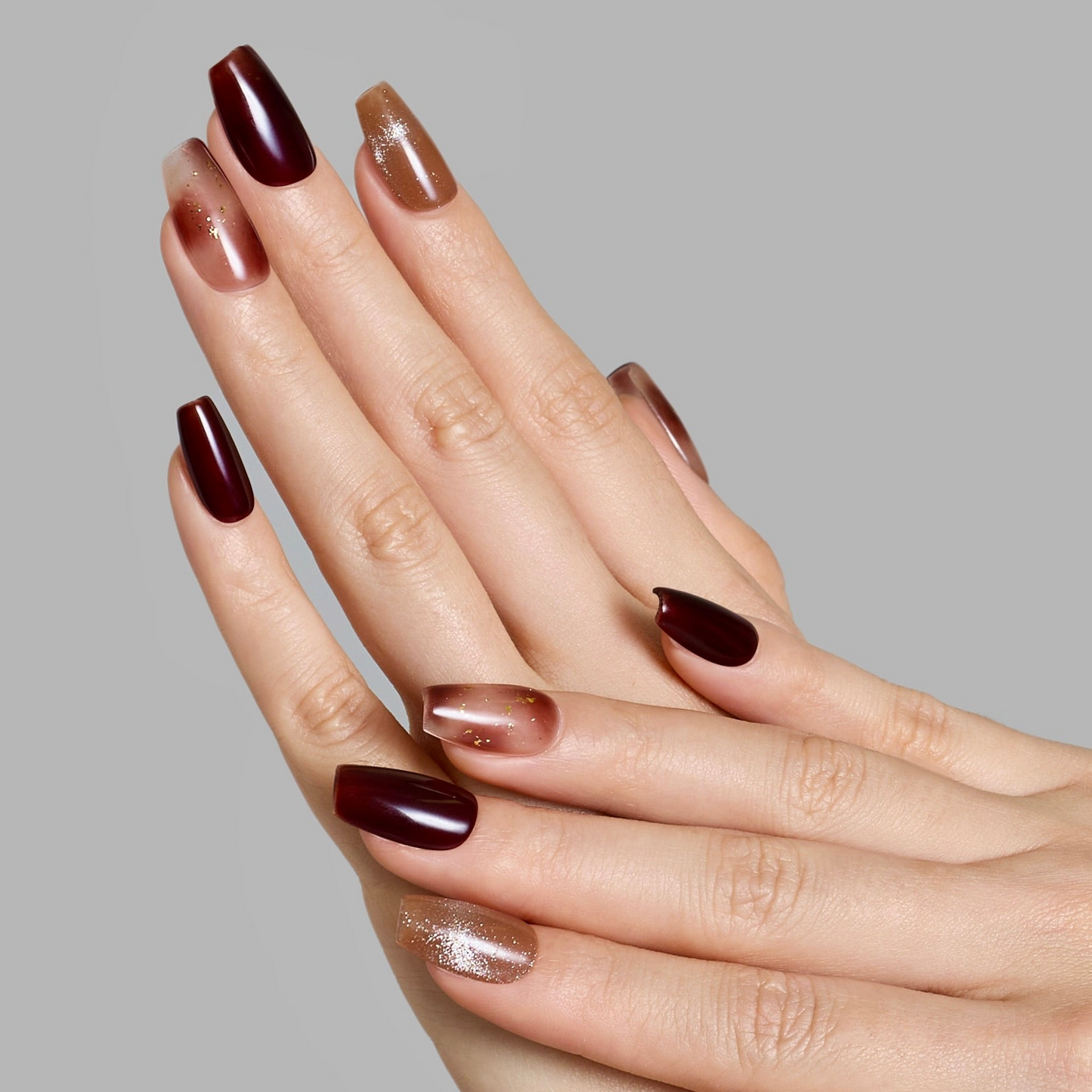 Rosewood Blush Ombre Nails