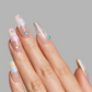 HANDMADE PRESS  ON NAILS WITH STARS  SUMMER STYLE CANDY STYLE NAILS PRESS ON NAILS