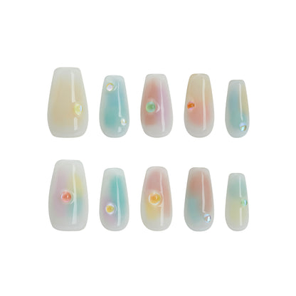 Iridescent Mist Nails